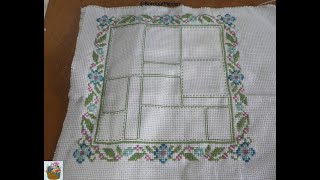 Cross Stitch  SAL  Garden Part 5  Durene Jones  BorduurMeiden [upl. by Nahaj]