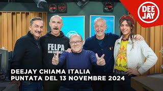 Deejay Chiama Italia  Puntata del 11 novembre 2024  Ospite Carlo Verdone [upl. by Ecnar183]