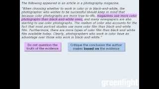 GRE Analytical Writing  Generating Points for the Argument Essay  II [upl. by Htenaj741]