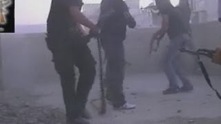 Syria conflict Amateur footage shows tanks destroyed and heavy fighting in Damascus [upl. by Linus266]