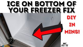 Ice on Bottom of Freezer Repair Samsung Fridge amp Freezer Complete Guide Samsung RS261MDRS [upl. by Nolek441]