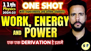 Work Energy and Power One Shot Physics 202425  Class 11th Physics with Experiment By Ashu Sir [upl. by Dunson861]