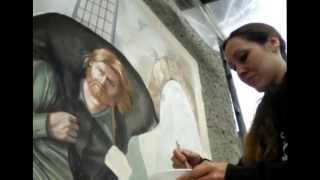 Video esecuzione di un affresco [upl. by Larred]