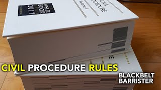 Understanding the Civil Procedure Rules  BlackBeltBarrister [upl. by Vories]