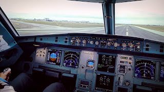 A320neo COCKPIT Pushback Taxi and Take Off from Copenhagen Airport on SAS Scandinavian Airlines [upl. by Halyhs]