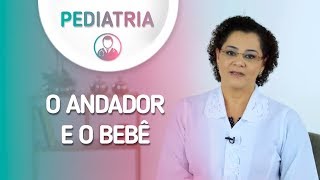 O andador é recomendado para o bebê [upl. by Airotel]