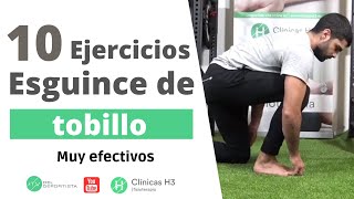 ✅ 10 Ejercicios para esguince de tobillo que SI FUNCIONAN [upl. by Martynne626]