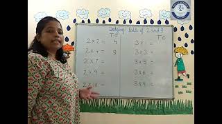 Prep class Maths  dodging of table 2 and 3 [upl. by Viquelia]