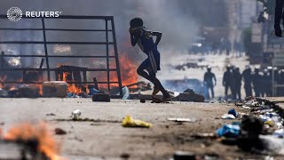 Police fire tear gas at election delay protesters in Senegal  REUTERS [upl. by Milicent]