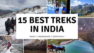 Trekking in India  Easy trek to Most Dangerous and Challenging treks in India [upl. by Micheil]