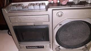 TELESONIC CA189 TAPE RECORDER [upl. by Nedyarb243]