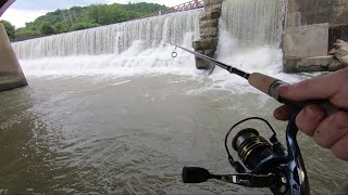 Genesee River Fishing Mt Morris Bridge [upl. by Mervin]