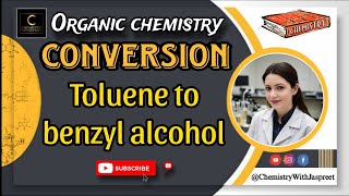 Explains the method of converting toluene to benzyl alcohol  cbse  ncert  icse  board exam [upl. by Eirod]