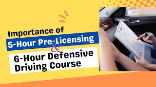 5Hour PreLicensing and 6Hour Defensive Driving Course Explained  Beginner Driving Lesson [upl. by Bred]