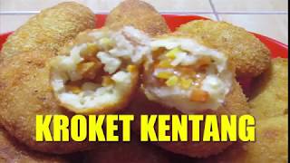 Resep Cara Membuat Kroket Kentang Enak Dan Gurih [upl. by Qiratla]