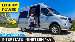 LUXURY CLASS B CAMPER VAN  2021 Interstate Nineteen 4x4 Mercedes Benz Sprinter RV VANLIFE [upl. by Etaner]