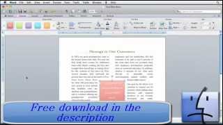 Microsoft office 2011 for mac free Download [upl. by Danaher]