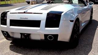 2008 Lamborghini Gallardo Spyder Convertible Start Up [upl. by Anileve]