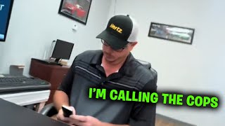 Hertz Calls Cops On Customer For Driving 25k Miles [upl. by Nnawaj]