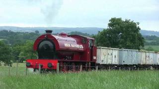 Foxfield Railway Summer Steam Gala 2010  Part 1 [upl. by Dorinda]