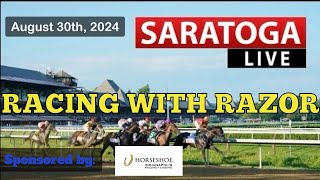 LIVE Horse Racing Handicapping  Saratoga  Woodbine  Gulfstream Park  Fri Aug 30th [upl. by Gasparo790]