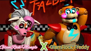 FNAF SB SFM GlamRock Mangle X GlamRock Freddy [upl. by Jethro]