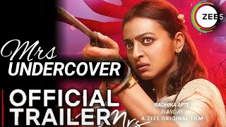 MRs Undercover Trailer Zee5  Mrs Undercover trailer Radika Aapte  Mrs Undercover official trailer [upl. by Leay]