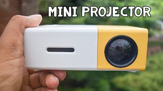 Cheap Pocket Projector for Fun  Mini LED Projector Review amp Demo YG300 [upl. by O'Toole810]