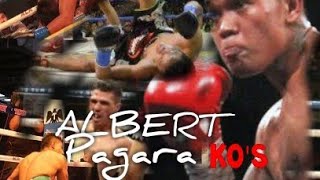 Albert Pagara greatest fights kos amp tkos highlights [upl. by Nosniv]