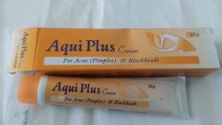 Aqui Plus cream for acne pimple homeopaithic review hindiglow faceskin care [upl. by Cyn]