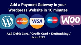 Add a payment Gateway under 10 minutes in your Website 2021 [upl. by Nirrok]