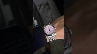 Pink dial 36mm Rolex Oyster Perpetual 💅💪 rolexwatches rolex watches rolexwatch [upl. by Rew364]