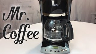 Mr Coffee 12Cup Programmable Black Coffee Maker Review [upl. by Trilby]