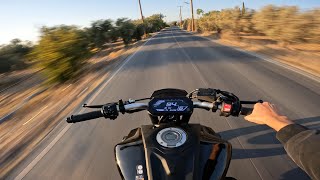 YAMAHA MT07 PURE SOUND  Sunlit Street Echoes [upl. by Aihcela]