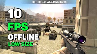 Top 10 Best Offline FPS Games Low Size For Android 2024  FPS OFFLINE [upl. by Siobhan]