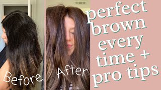 How to COLOR FILL Hair to go Brown  Color Filling Hair to go Darker  Maxine Glynn [upl. by Boehmer736]