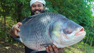 10 kg Whole Fish Pollichathu  Kerala Style Meen Pollichathu in Banana Leaf  Grilled Fish Recipe [upl. by Acquah]