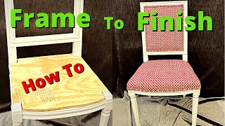 How To Upholster A Dining Chair [upl. by Hovey]