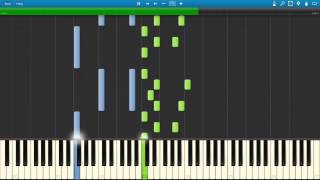 Inizio  Ludovico Einaudi  MIDI  Synthesia  Tutorial [upl. by Hutchinson]