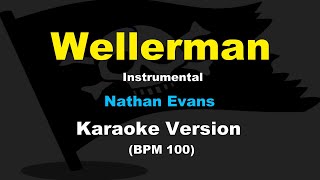 Nathan Evans  Wellerman  Karaoke  Instrumental  Slow Tempo [upl. by Garvy284]