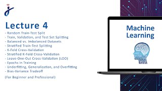quotMachine Learning  Lecture 4  Data Splitting BiasVariance Tradeoff URDUHINDIquot [upl. by Mullane]