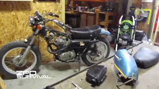 1972 Honda XL250 RestorationRebuild Part 2 [upl. by Enecnarf]