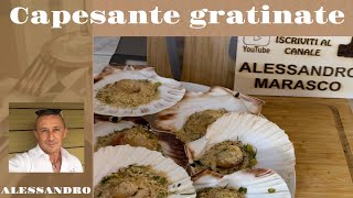 Come fare le Capesante gratinate [upl. by Ahsaenat]