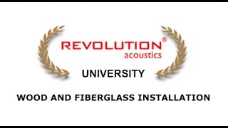 Revolution University 106 Wood and Fiberglass Installation [upl. by Morena]