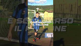 HO FATTO SCOMPARIRE UN PALLONE da CALCIO ⚽️ 🪄 calcio 1vs1 soccer italia footwork milan inter [upl. by Steffen]