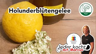 Jeder kocht  Holunderblütengelee kochen [upl. by Ahseiuqal]