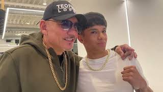 Teofimo Lopez dad on fire [upl. by Goss770]