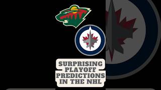 Jets vs Wild Surprising Playoff Predictions in the NHL [upl. by Haorbed]