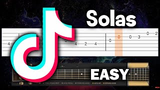 Jamie Duffy  Solas  EASY Guitar tutorial TAB [upl. by Yrokcaz]