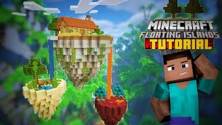 Minecraft Floating Island Tutorial 🏝️ Best Island build Tutorial [upl. by Laverne]